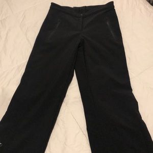 Black ski pants